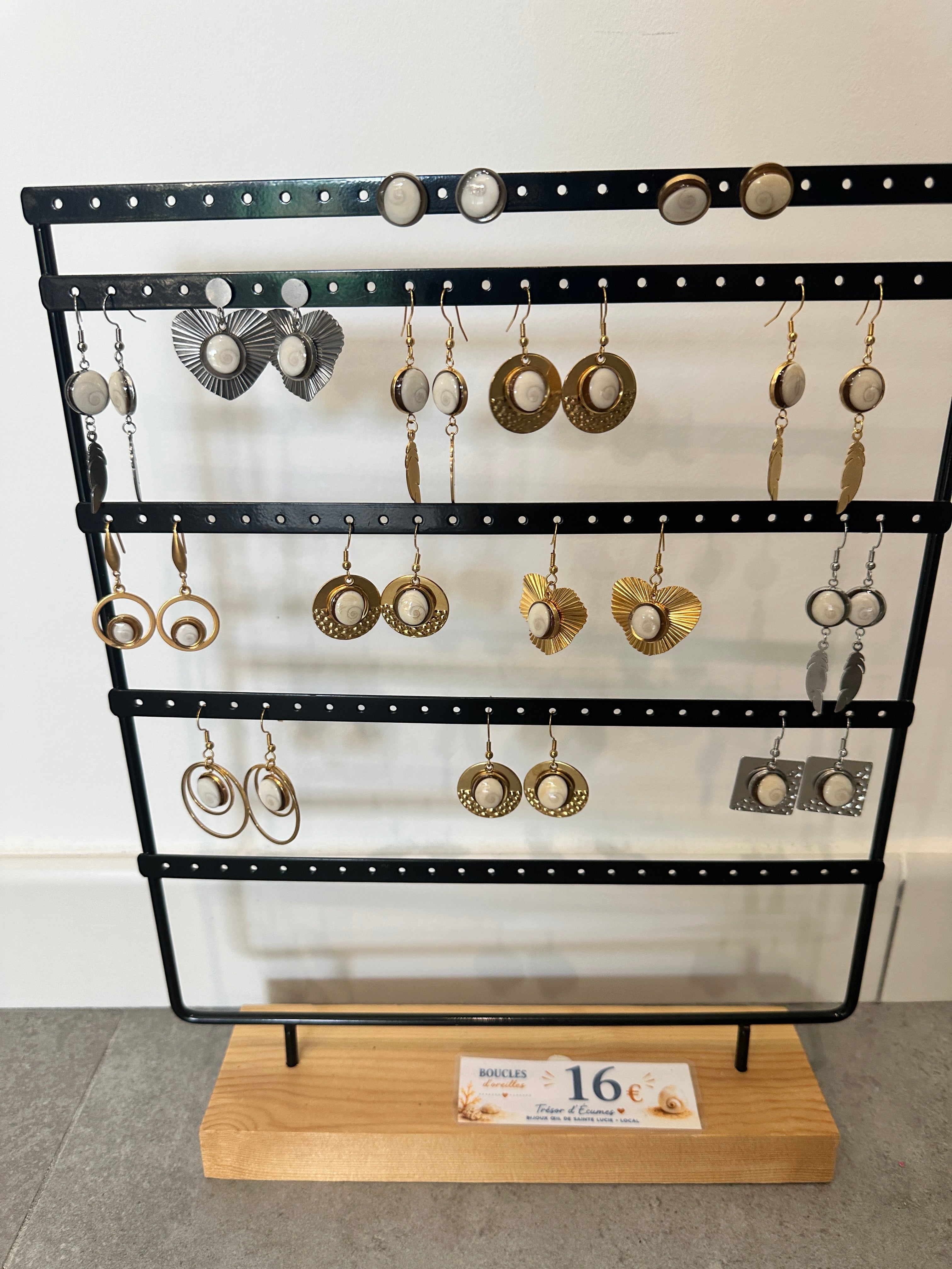 Boucles d'oreilles Oeil de Sainte-Lucie